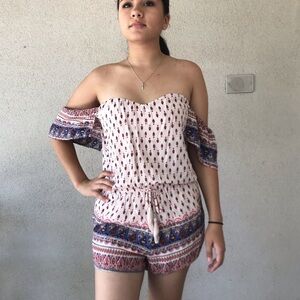 Stella Laguna Beach Boho Festival Romper‎ Small